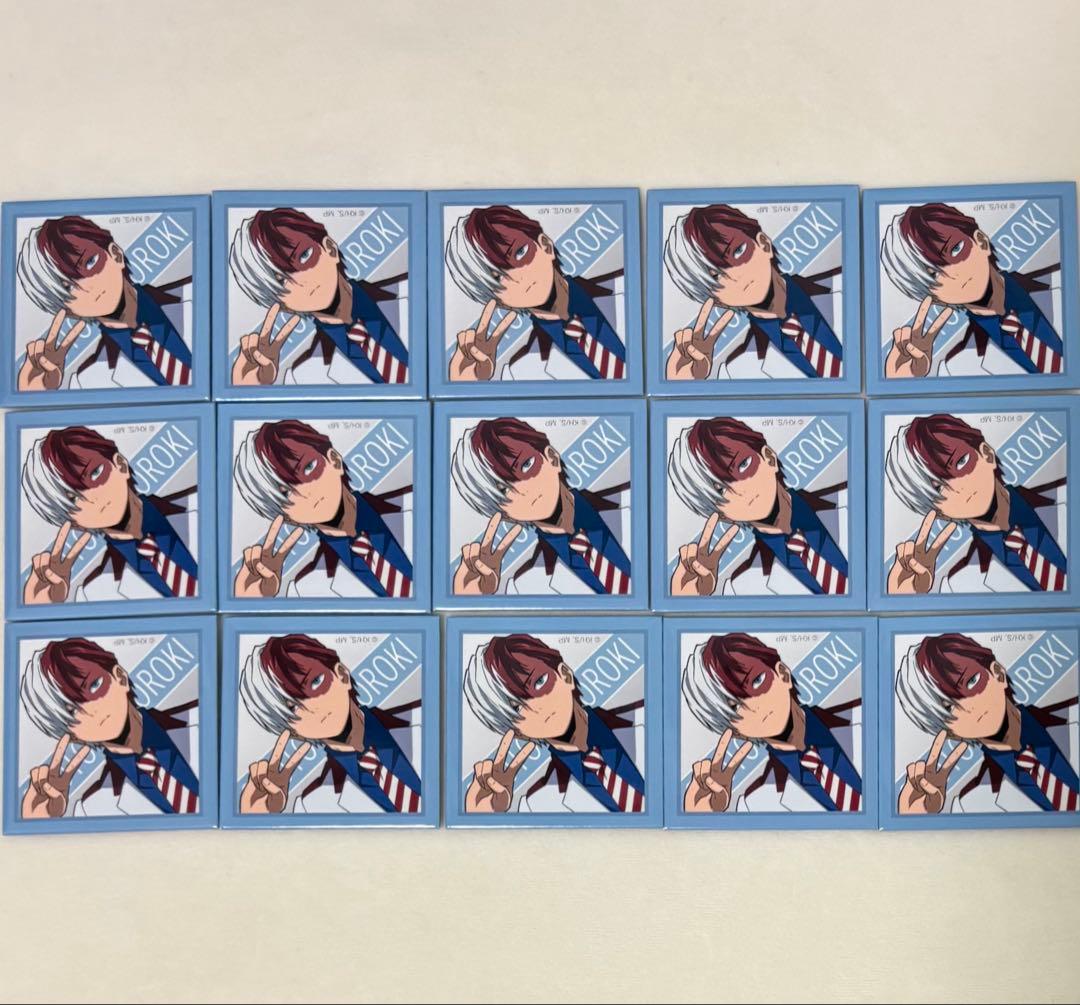 僕のヒーローアカデミア bones ひし形缶バッジ 轟焦凍 ヒロアカ