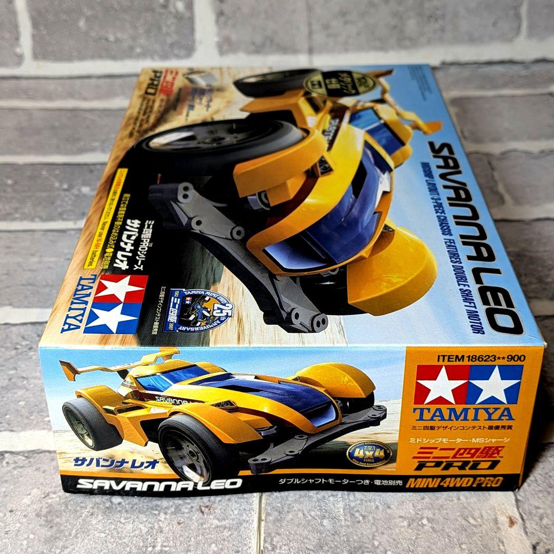 激レア！タミヤ ミニ四駆PRO サバンナレオ メタリック(パ-プル)仕様 未組立