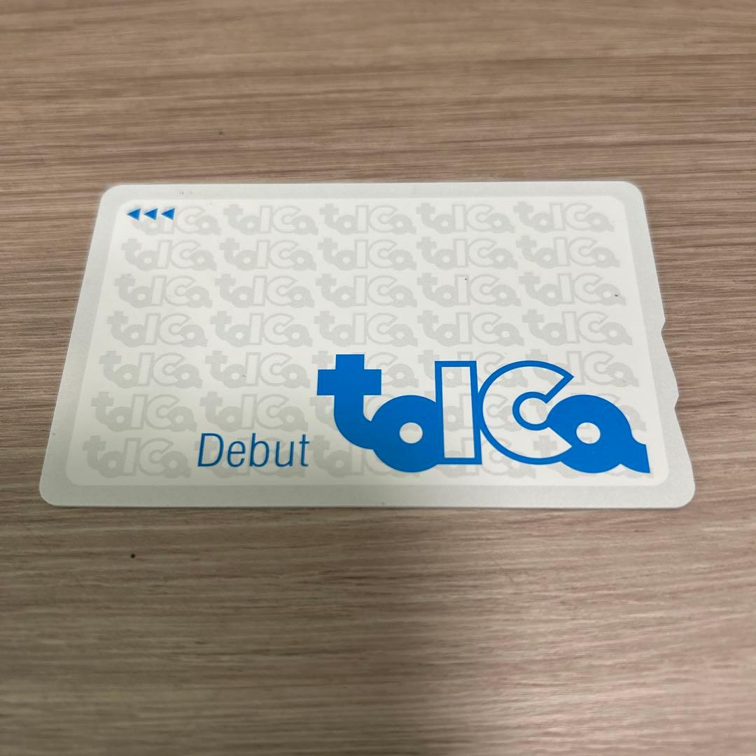 【使用可能】Toica「DEBUT　CARD」台紙付＜特定記録送付＞