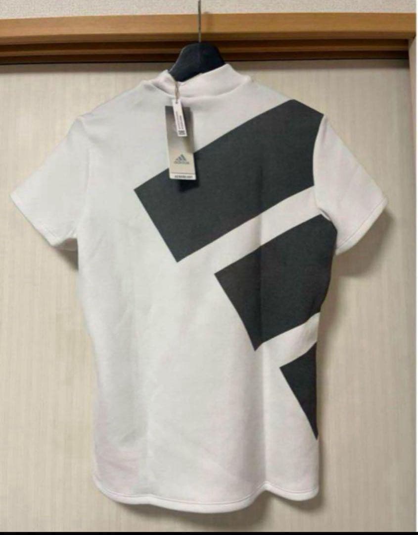 新品　アディダス　adidas ゴルフ　モックネック　ホワイト　M