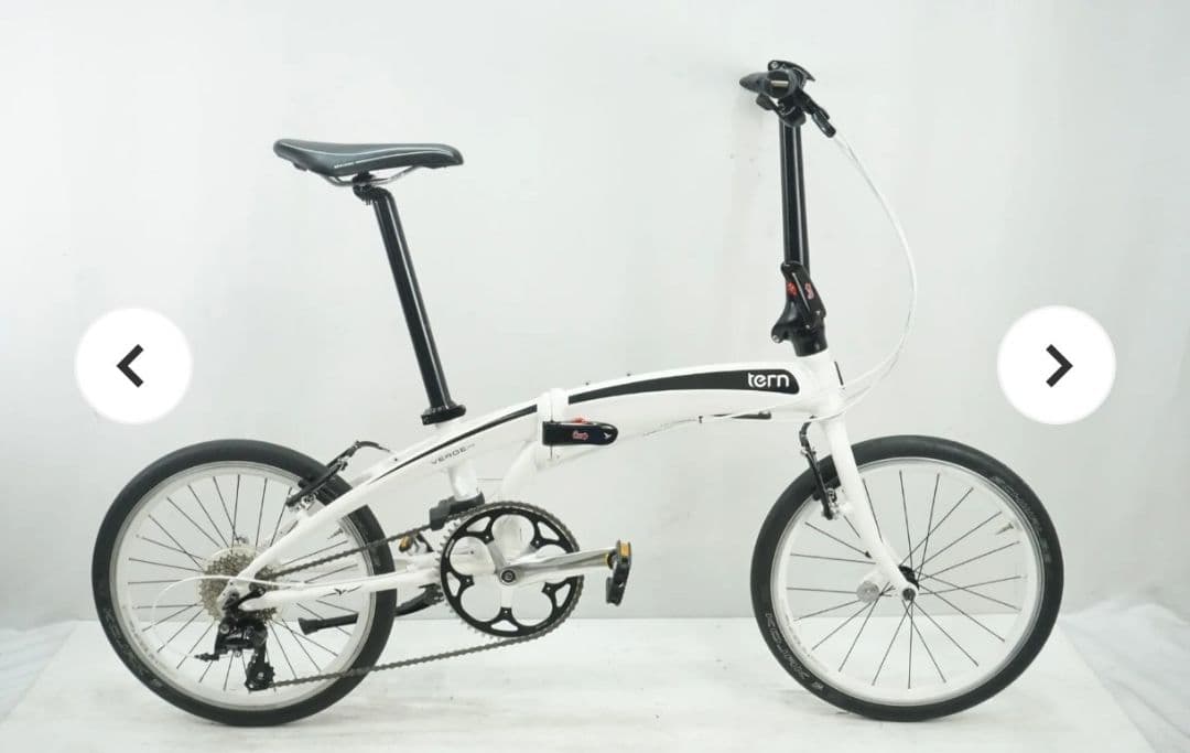 tern 折りたたみ自転車 ホワイト(引取り可)