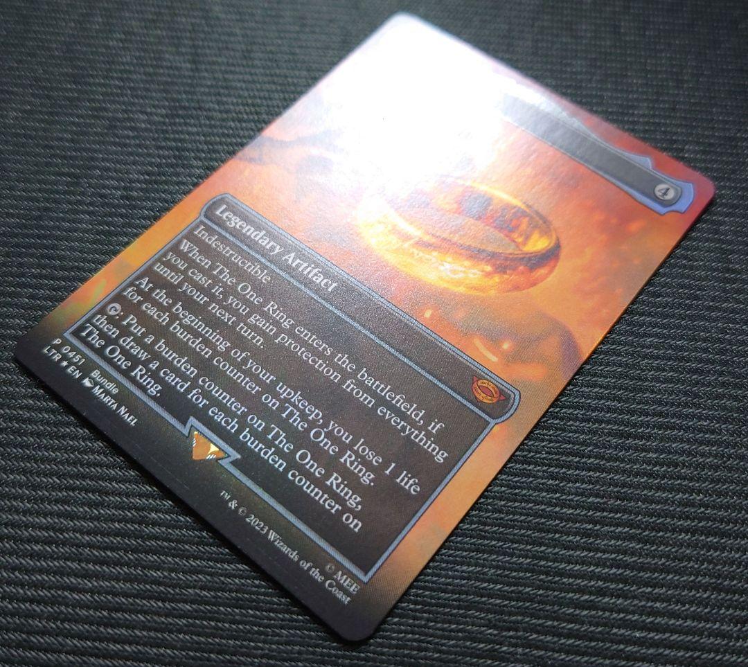 mtg 稀少個体 FOIL 1つの指輪 英語版 ボーダーレス ltr