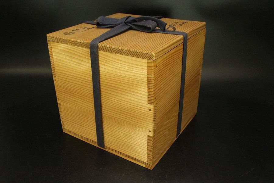 角谷莎村 作 銀摘 瑞鳥紋 丸釜 共箱 金象嵌 釜環 火箸 美品(ZE517)