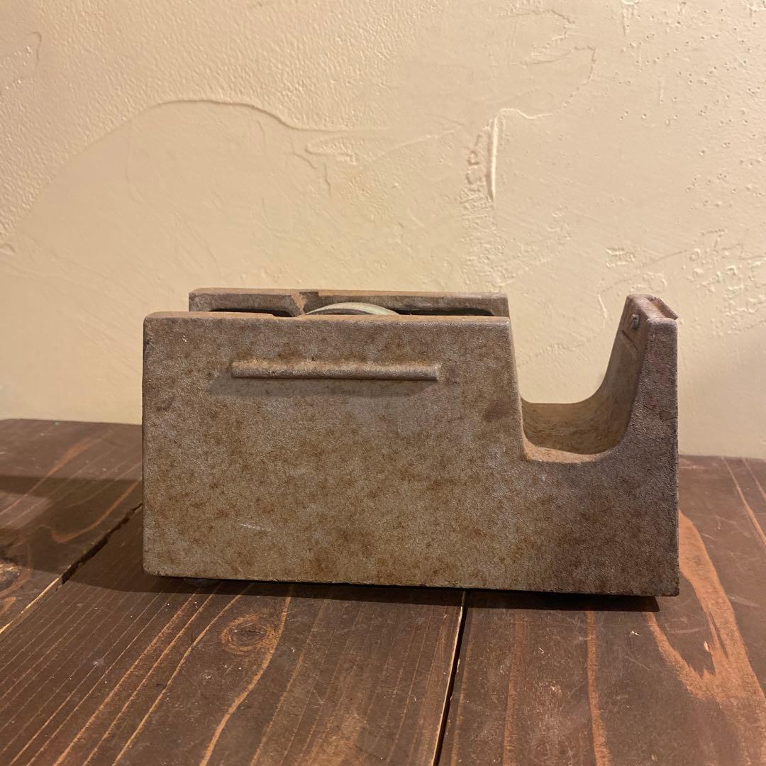鉄製 文具 テープカッター 昭和レトロ ヴィンテージ　アイアン