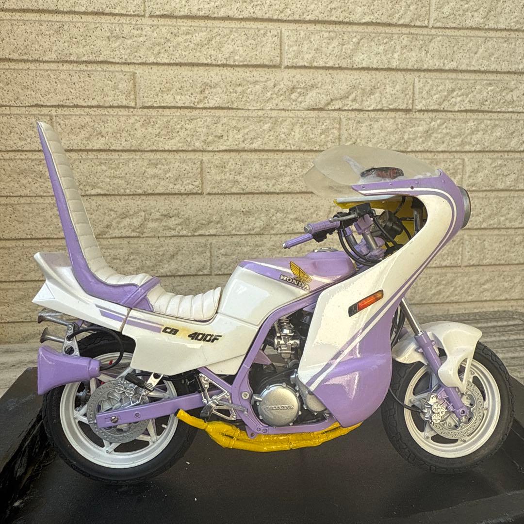 俺のマシン　CBR400F 完成品　当時物　旧車會　暴走族 ロケット　1/12