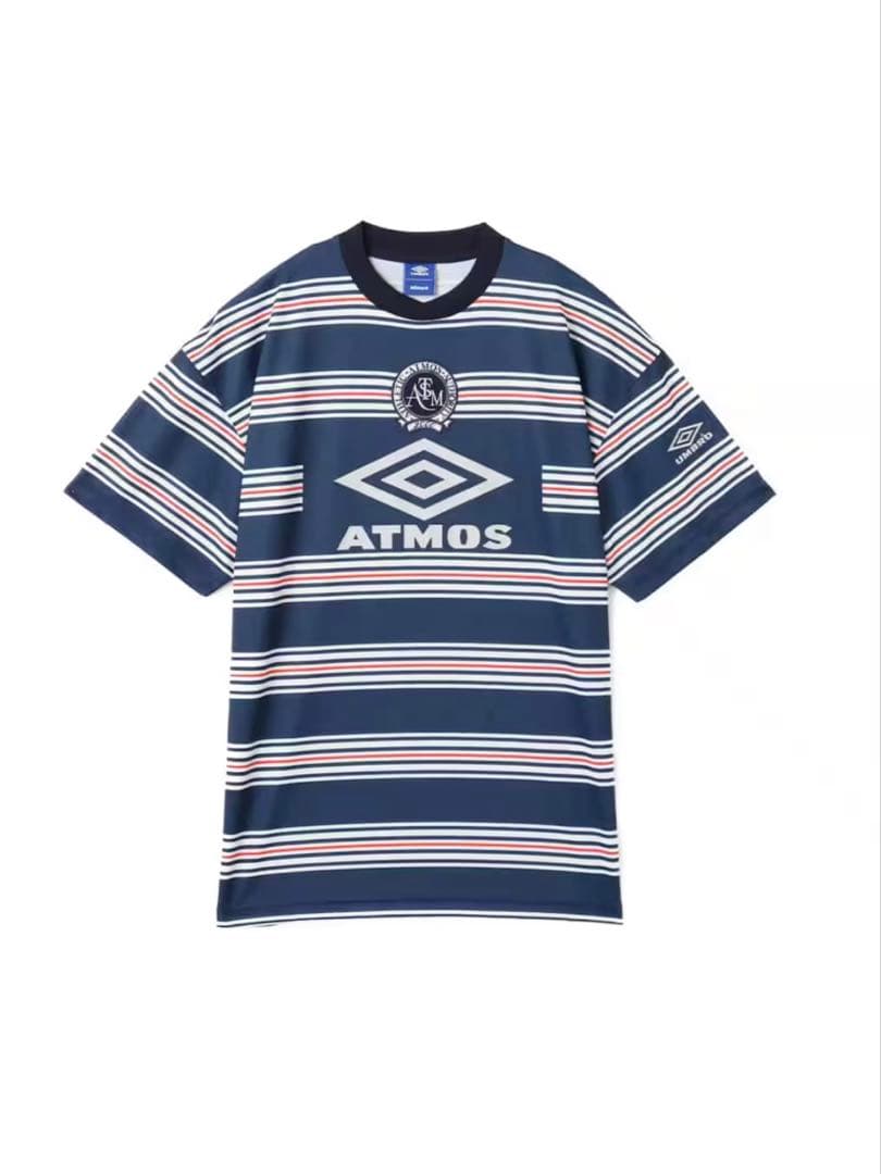 ウェア UMBRO X atmos SOCCER JERSEY NAVY