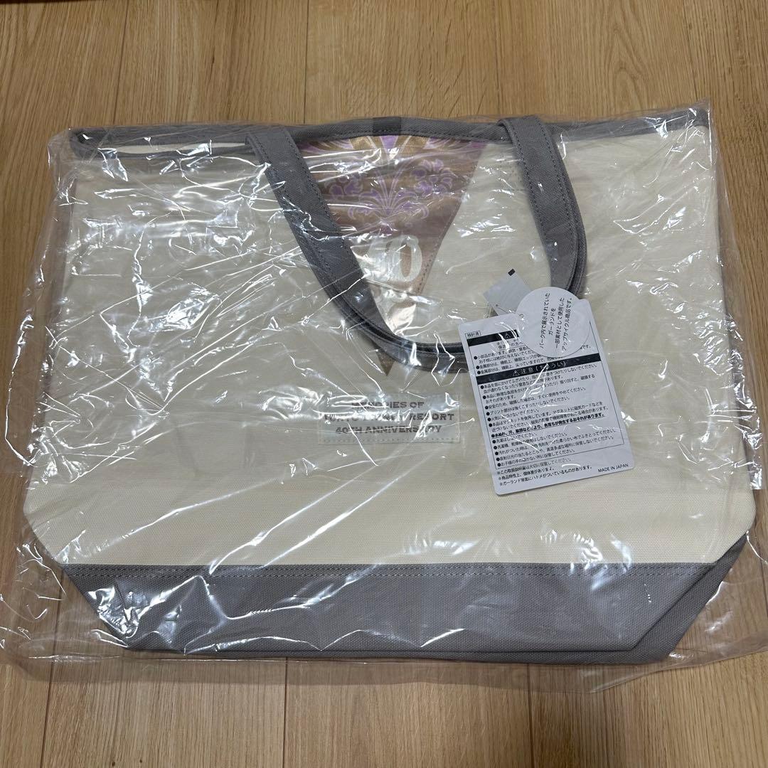 即完売 ディズニー 40周年 ガーランド トートバッグ 大 ミニー 黄色