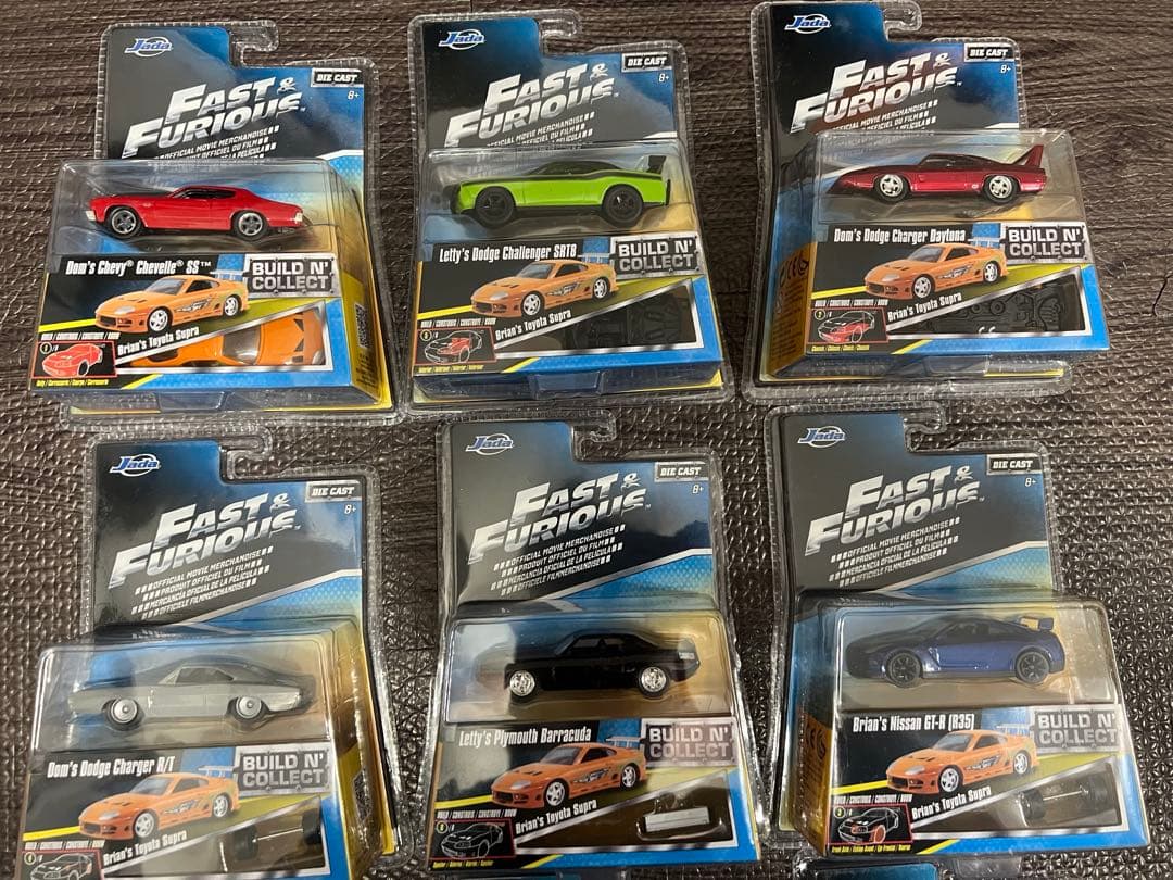 Jada FAST&FURIOUS BUILD IN COLLECT 12台