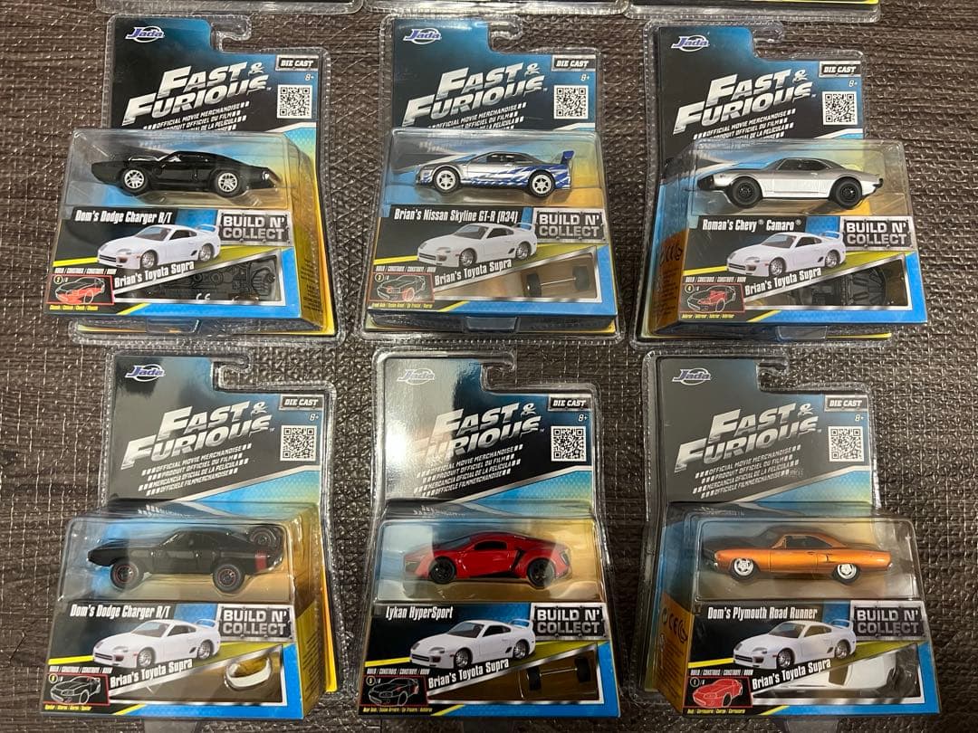 Jada FAST&FURIOUS BUILD IN COLLECT 12台