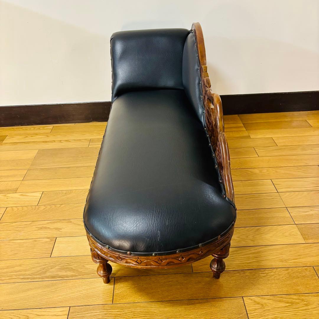 【希少品】　アンティーク調　ドールチェア　全長98cm 送料込み