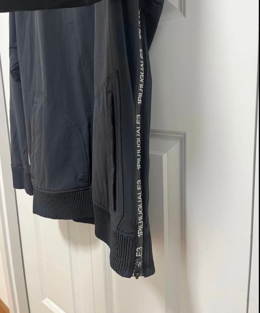 1PIU1UGUALE3 SNEED JACK 黒Lサイズ　中綿スニードジャック