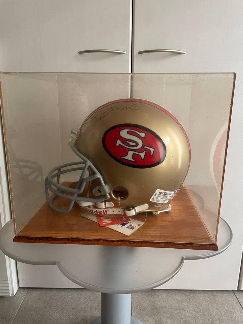 サンフランシスコ49ers Riddell ヘルメット ジョーモンタナ直筆サイン