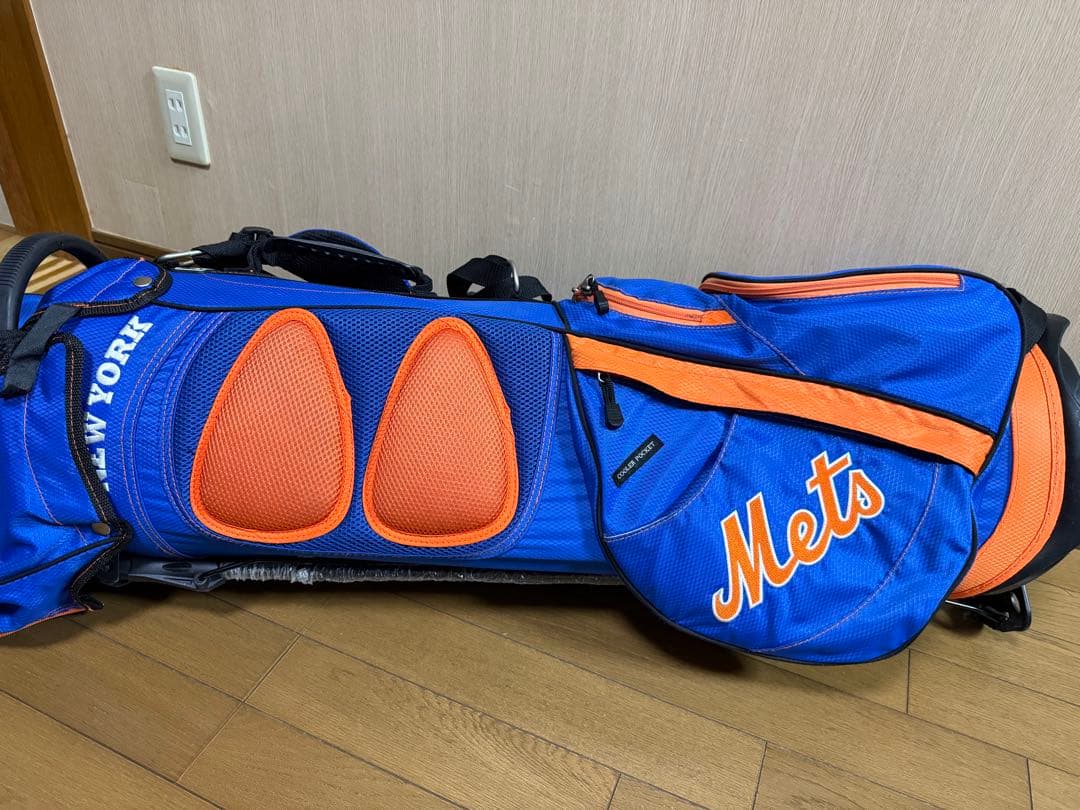 NY Mets スタンドゴルフバッグ メッツカラー