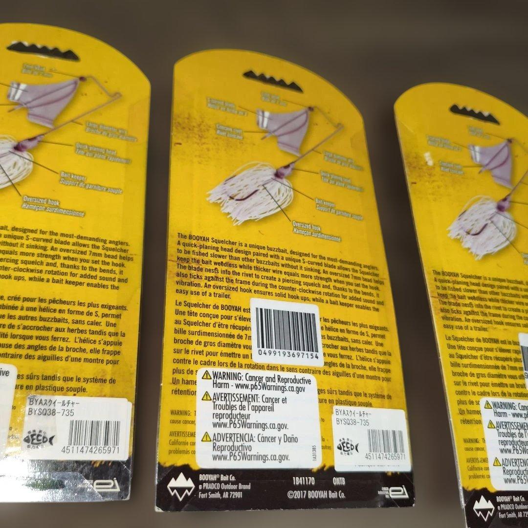 BOOYAH SQUELCHER 3/8 oz ルアー 4個セット