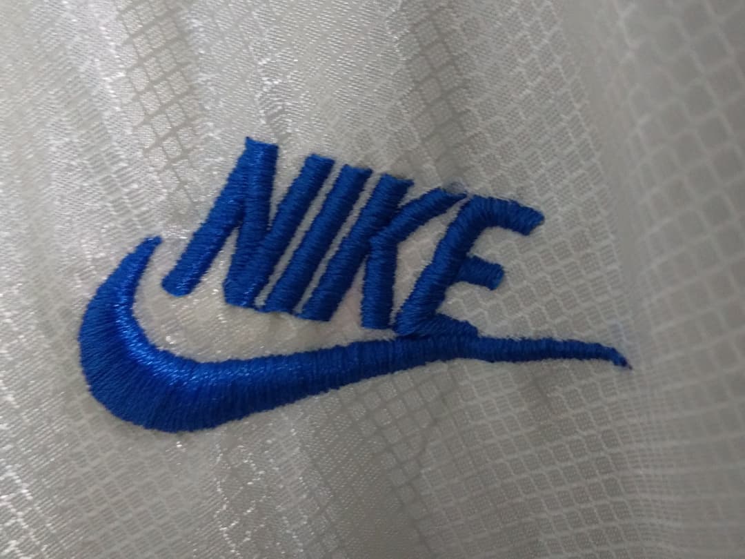 90'sNIKEナイキXXLウインドブレーカー特大BIGスポーツvintage青