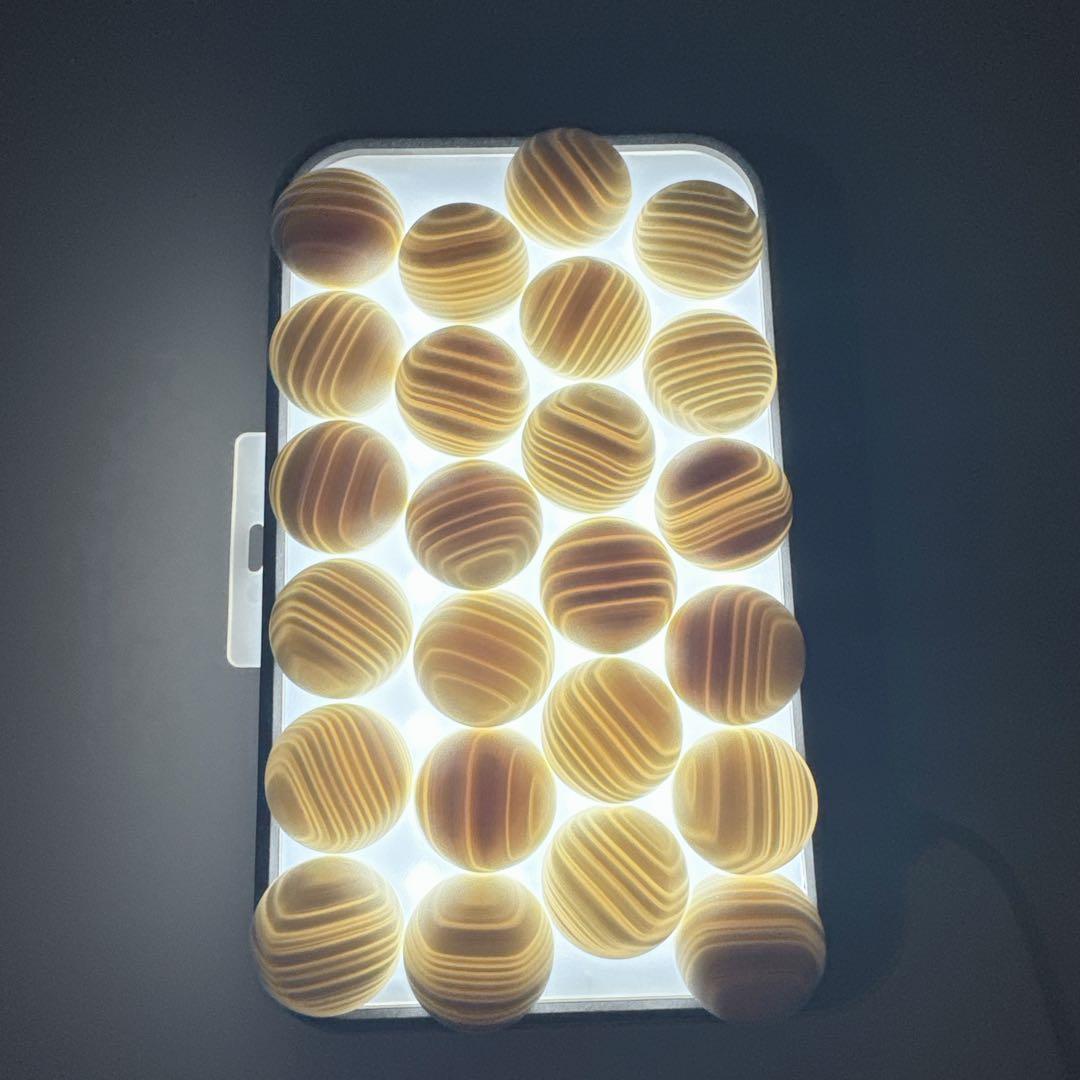 ✦蛤碁石 那智黒 32号 日向特製 メキシコ産 碁笥✦