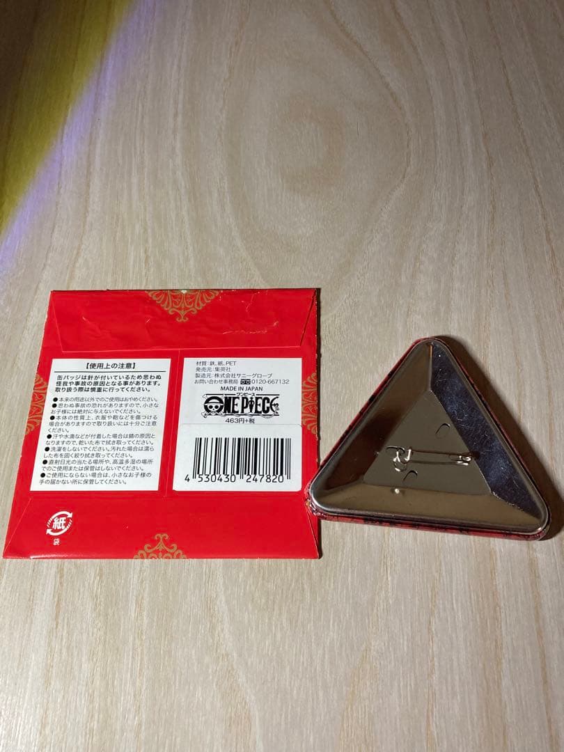 トンガリバースデー缶バッジ　Mr.3