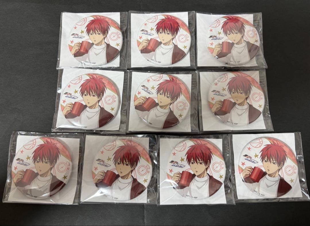 黒子のバスケ　赤司　缶バッジ　キャラポップストア　キャラポップ　　くじ　ガラポン