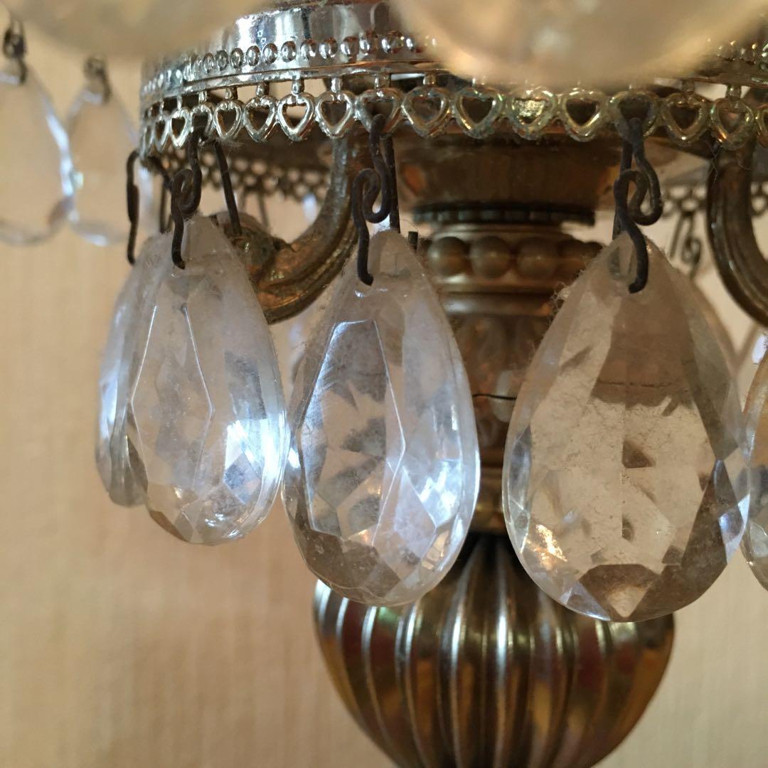 照明　ガラス　フランス　アンティーク　美術品