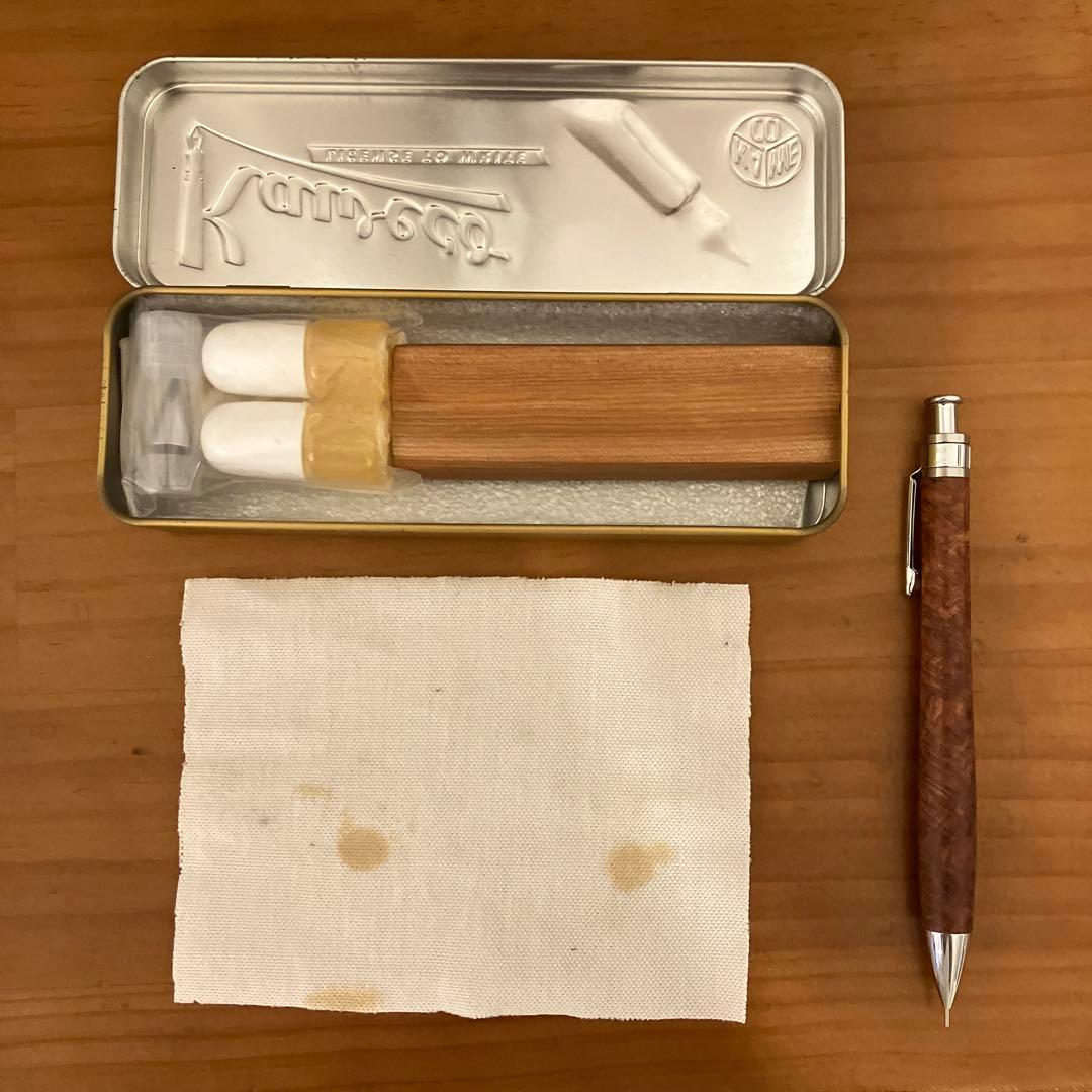 い*は様 工房楔　花梨瘤 0.5 固定式口金交換済み 美品　フルセット　付属品多