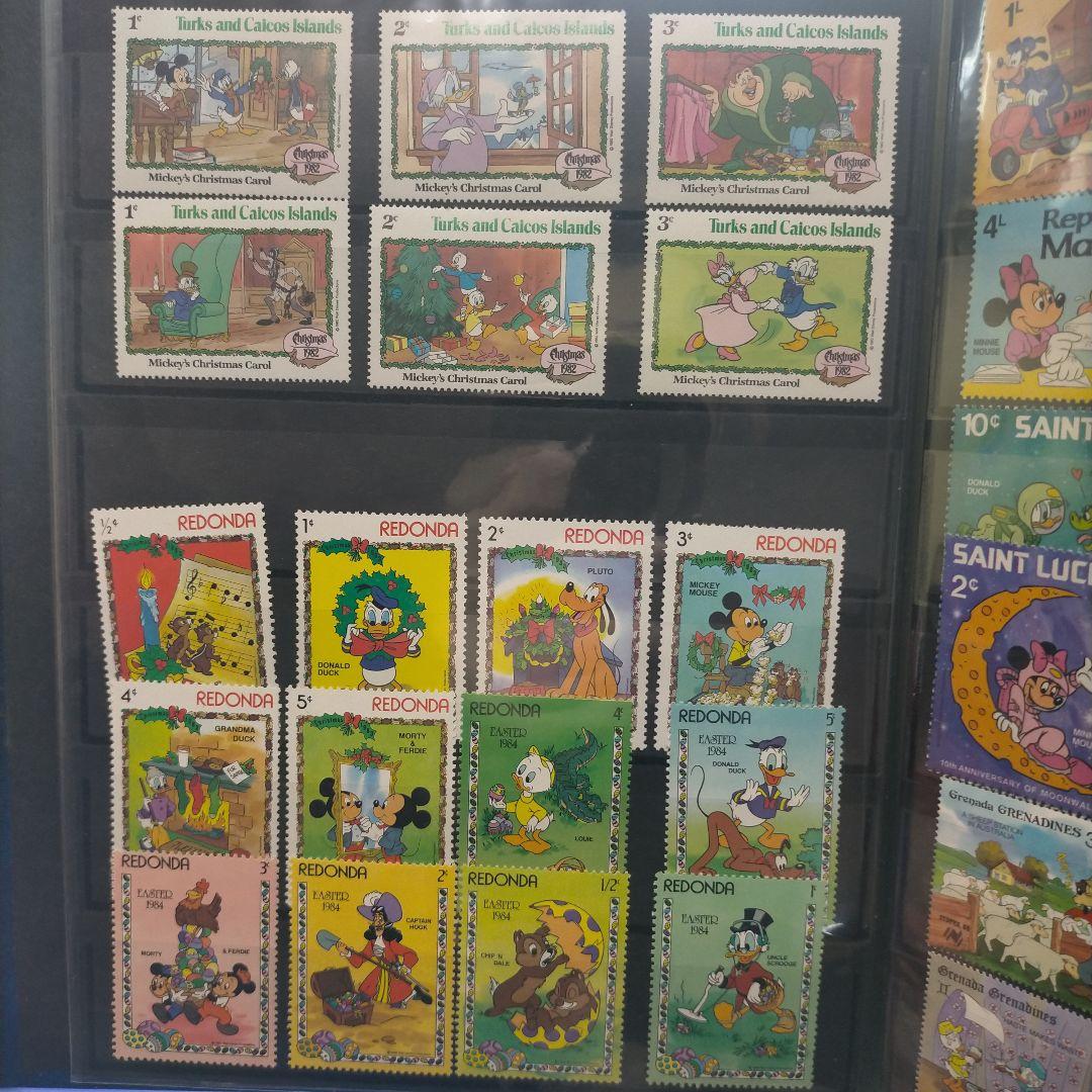 5560 外国切手 複数国 ディズニー シリーズ大量まとめ 全て未使用