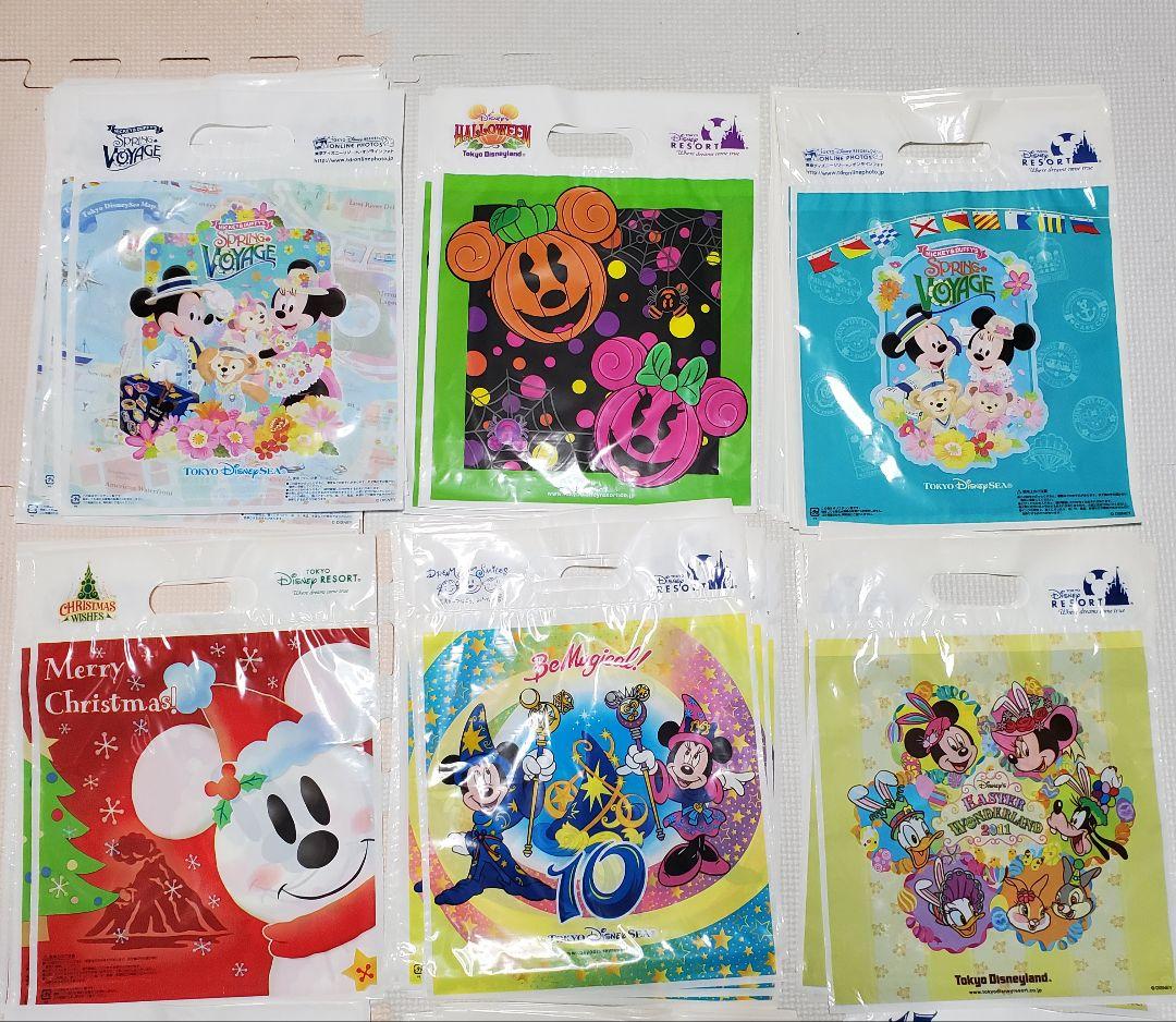 ディズニーリゾート 500枚以上 ショッパー レジ袋 おみやげ袋 ランド シー