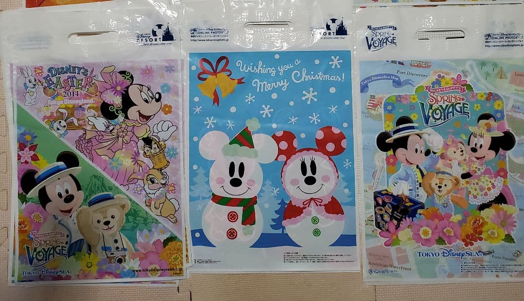 ディズニーリゾート 500枚以上 ショッパー レジ袋 おみやげ袋 ランド シー