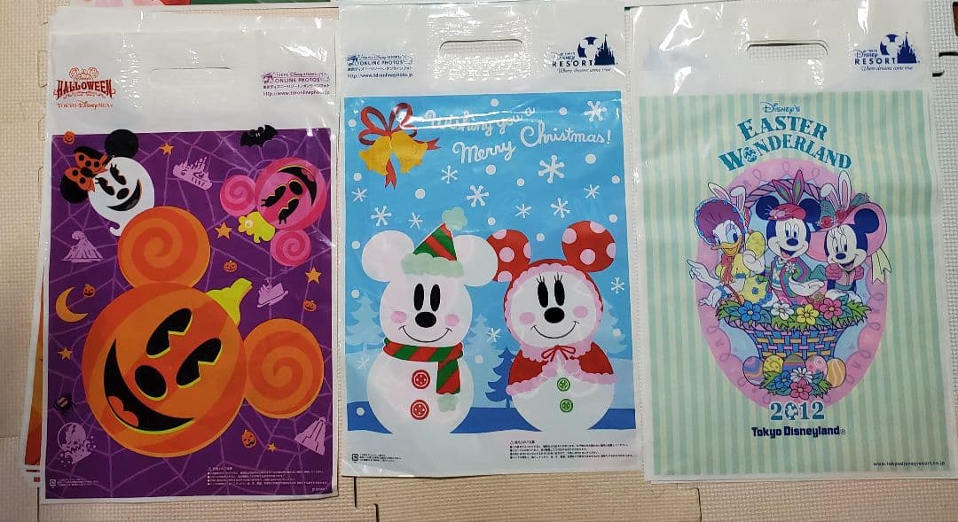 ディズニーリゾート 500枚以上 ショッパー レジ袋 おみやげ袋 ランド シー