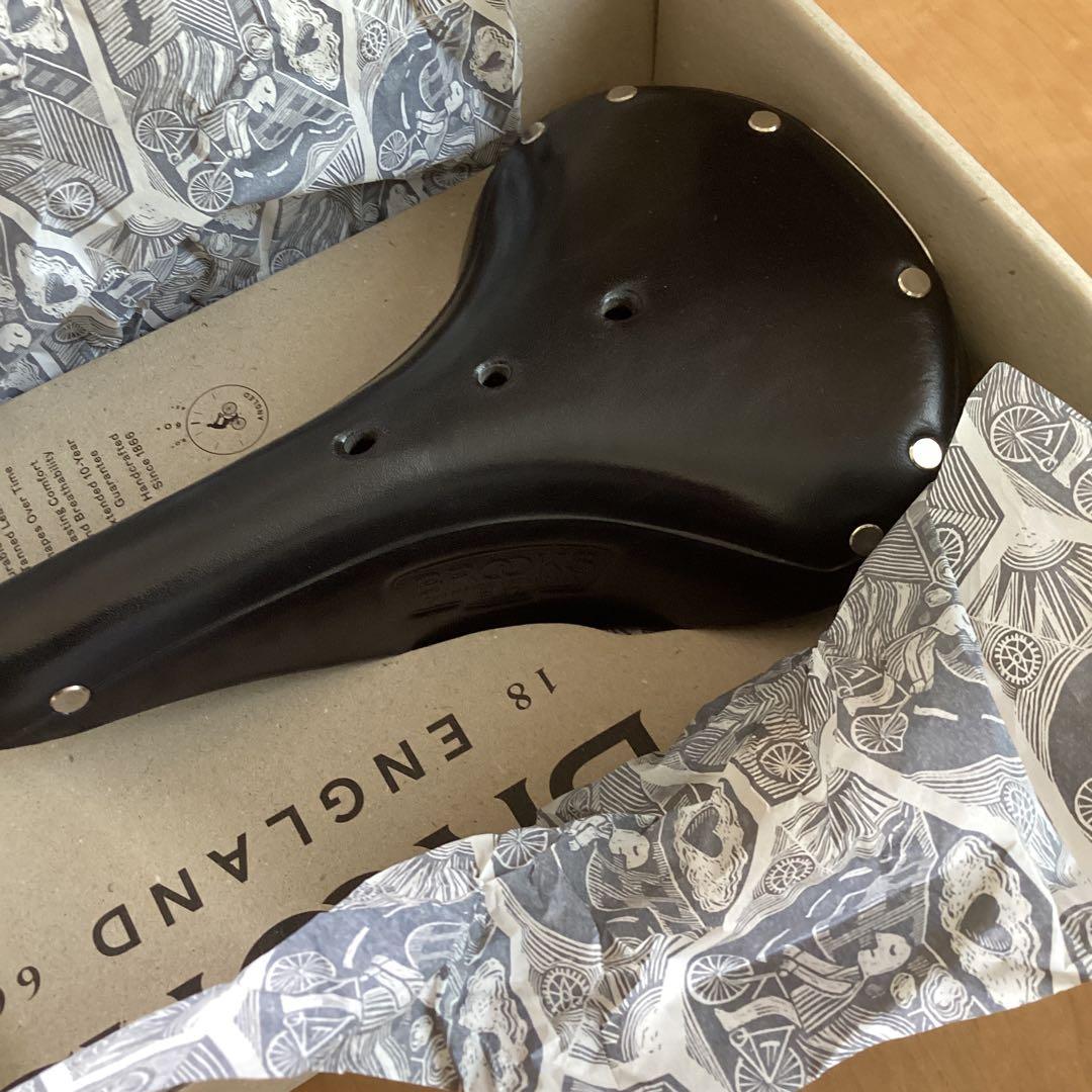 「未使用品」BROOKS B17 ブラックレザーサドル