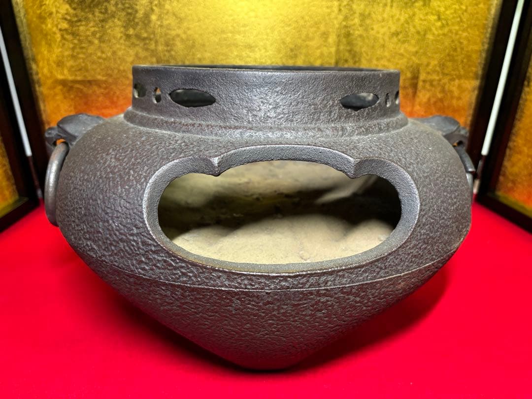 風炉 釜 灰 敷板 釜敷瓦 茶道具