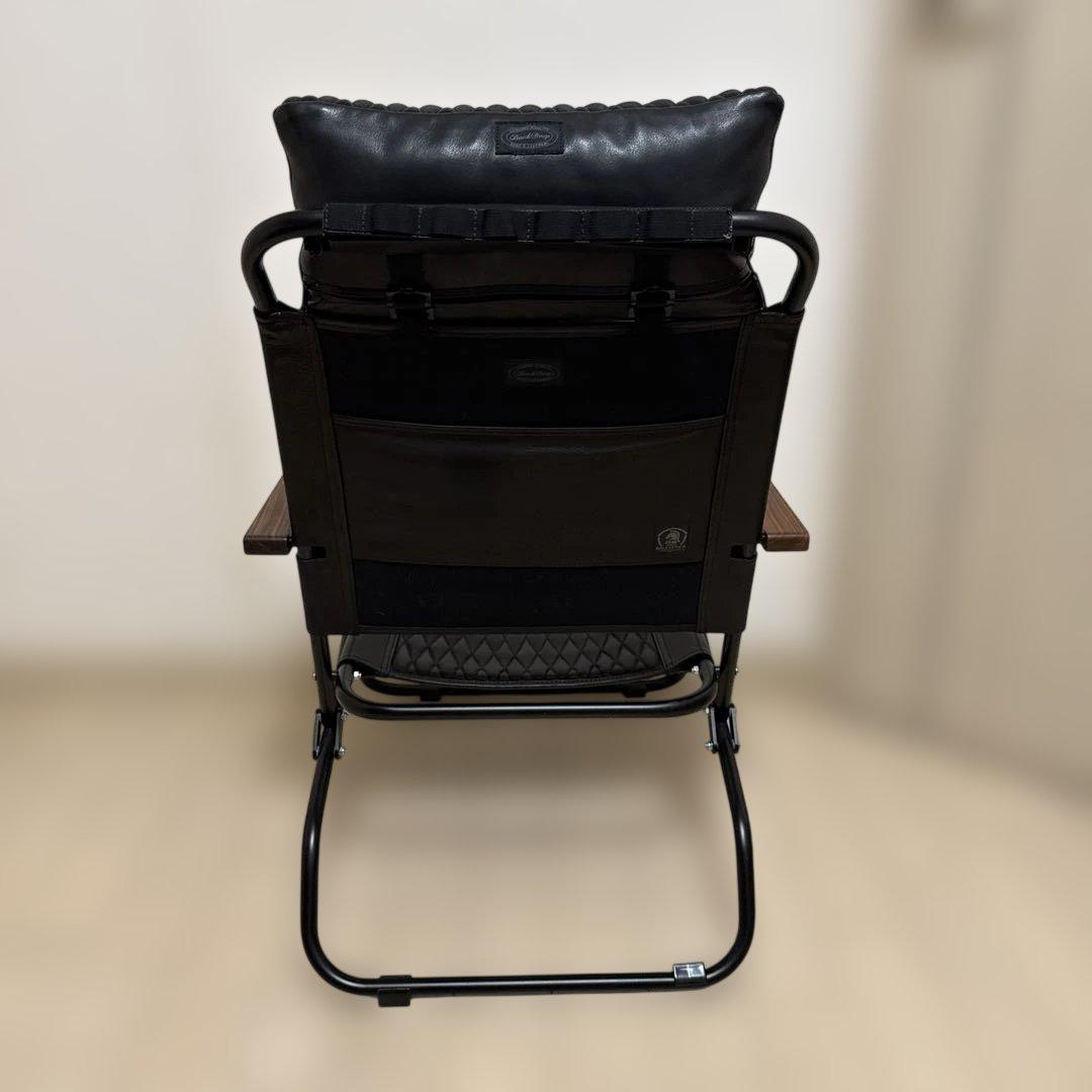 バリスティクス×バックドロップレザーコラボ　ロアーチェア
