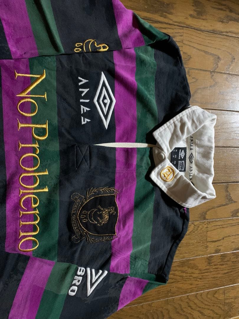 aries umbro ラガーシャツ no problemo