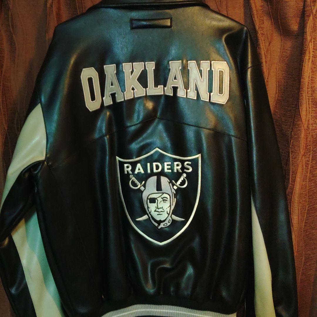 NFL RAIDERS レザー　ジャケット Mサイズ