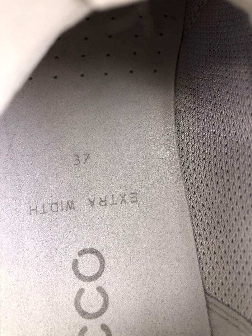 376番 新品ecco ゴルフシューズピンク/グレー23.5cm ソフトスパイク