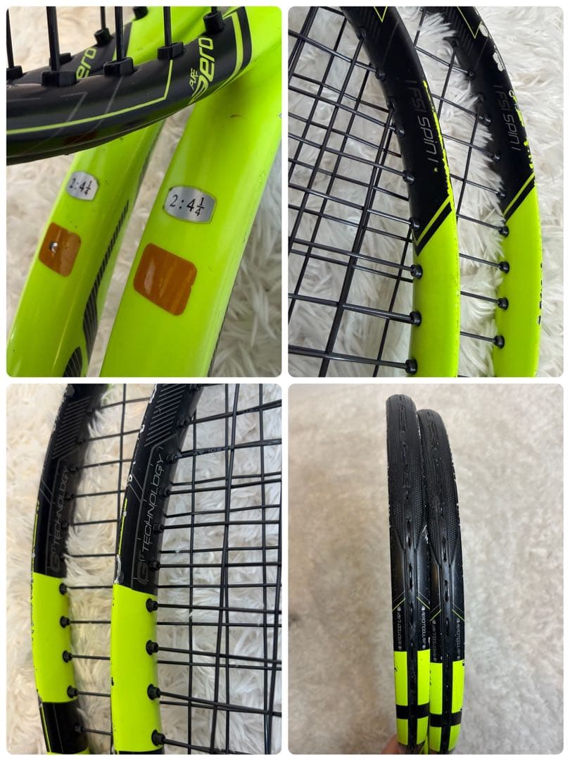 Babolat バボラ PURE AERO G2 2016年モデル 2本セット