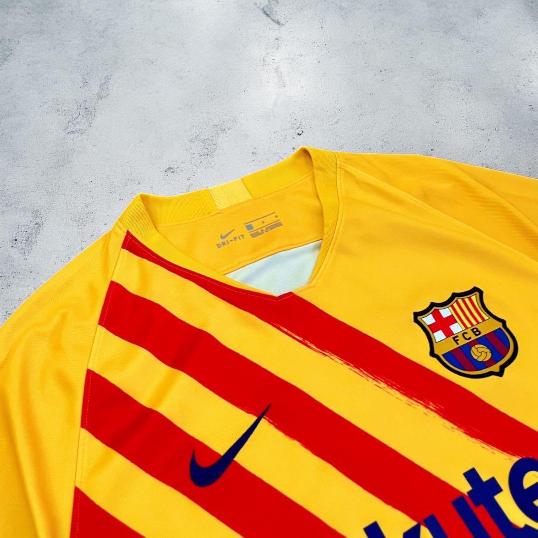 【美品】19/20 FCバルセロナ 4th ユニフォーム 半袖 NIKE XL