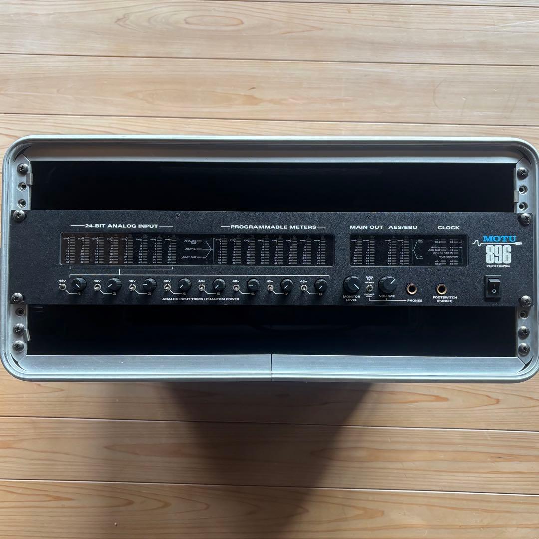 MOTU 896 オーディオ・インターフェイス　3Uラック付　通電確認済