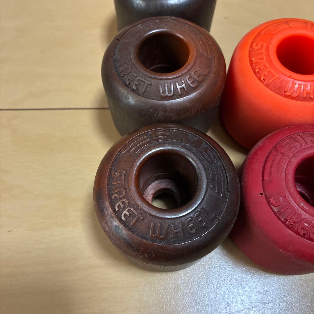 80s SIMS ビンテージ STREET WHEEL ウィール 4+1セット