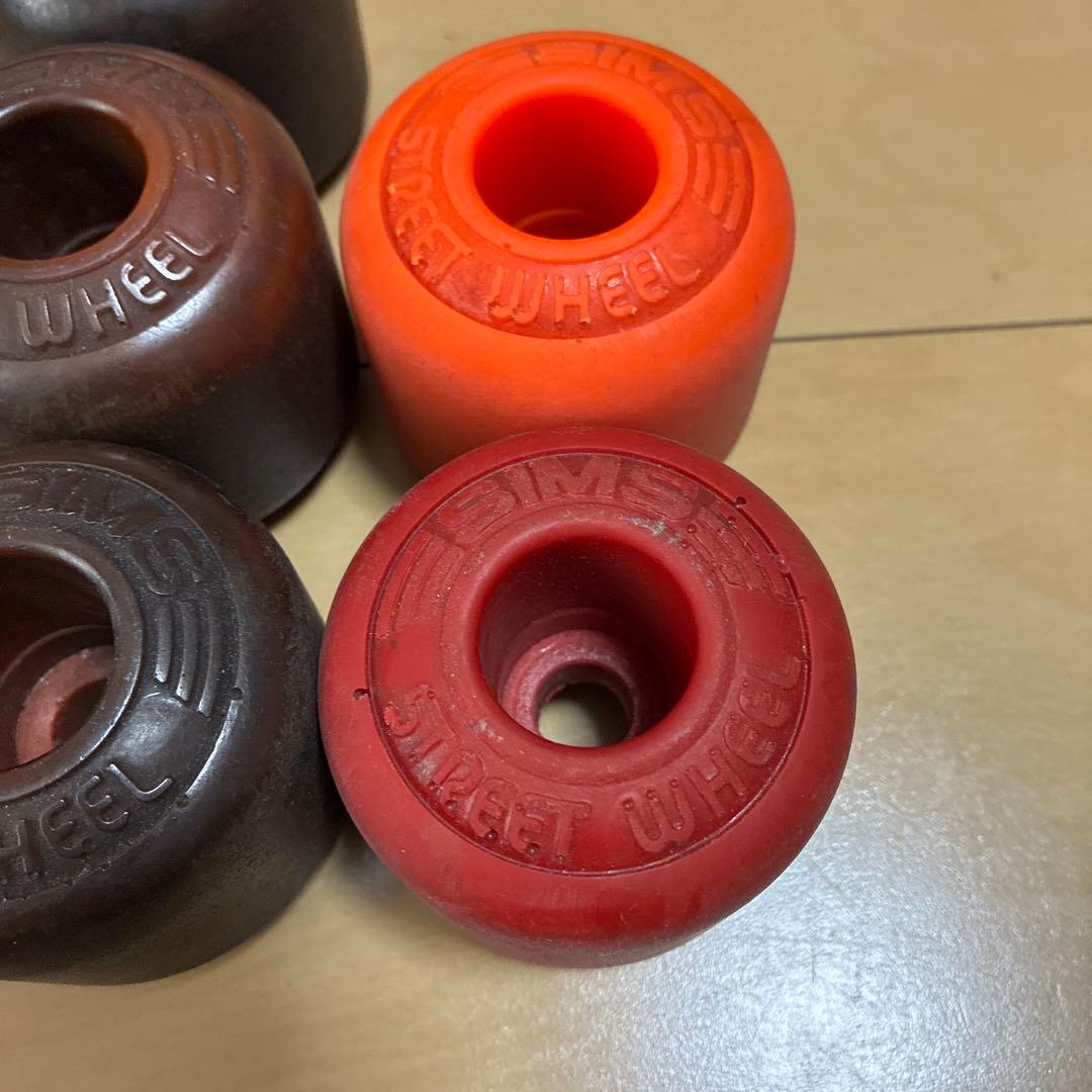 80s SIMS ビンテージ STREET WHEEL ウィール 4+1セット