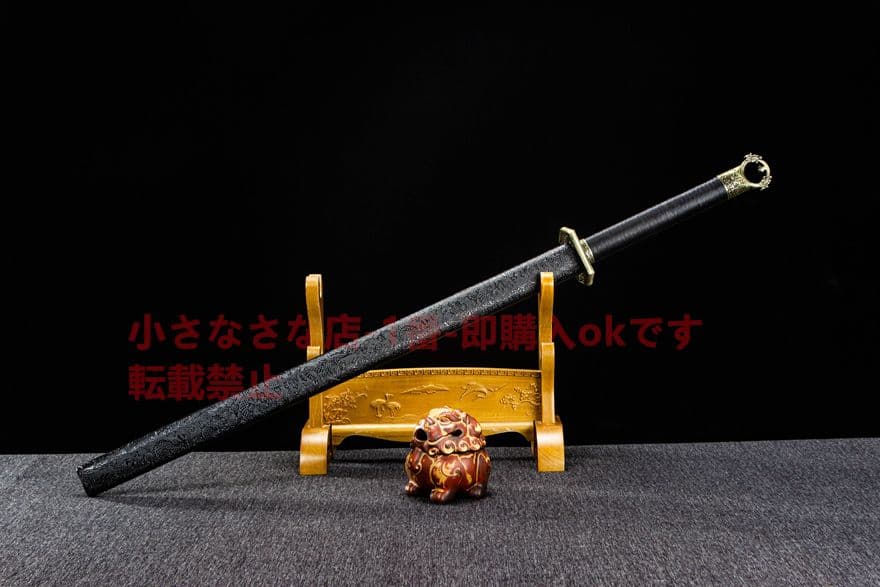 巨刎環首幅刃剣-高性能マンガン鋼 古兵器 武具　刀装具　日本刀　模造刀 居合刀