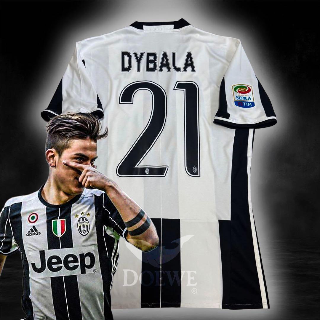 《新品》ユベントス16-17 ホーム CL仕様 ディバラ ユニフォーム L