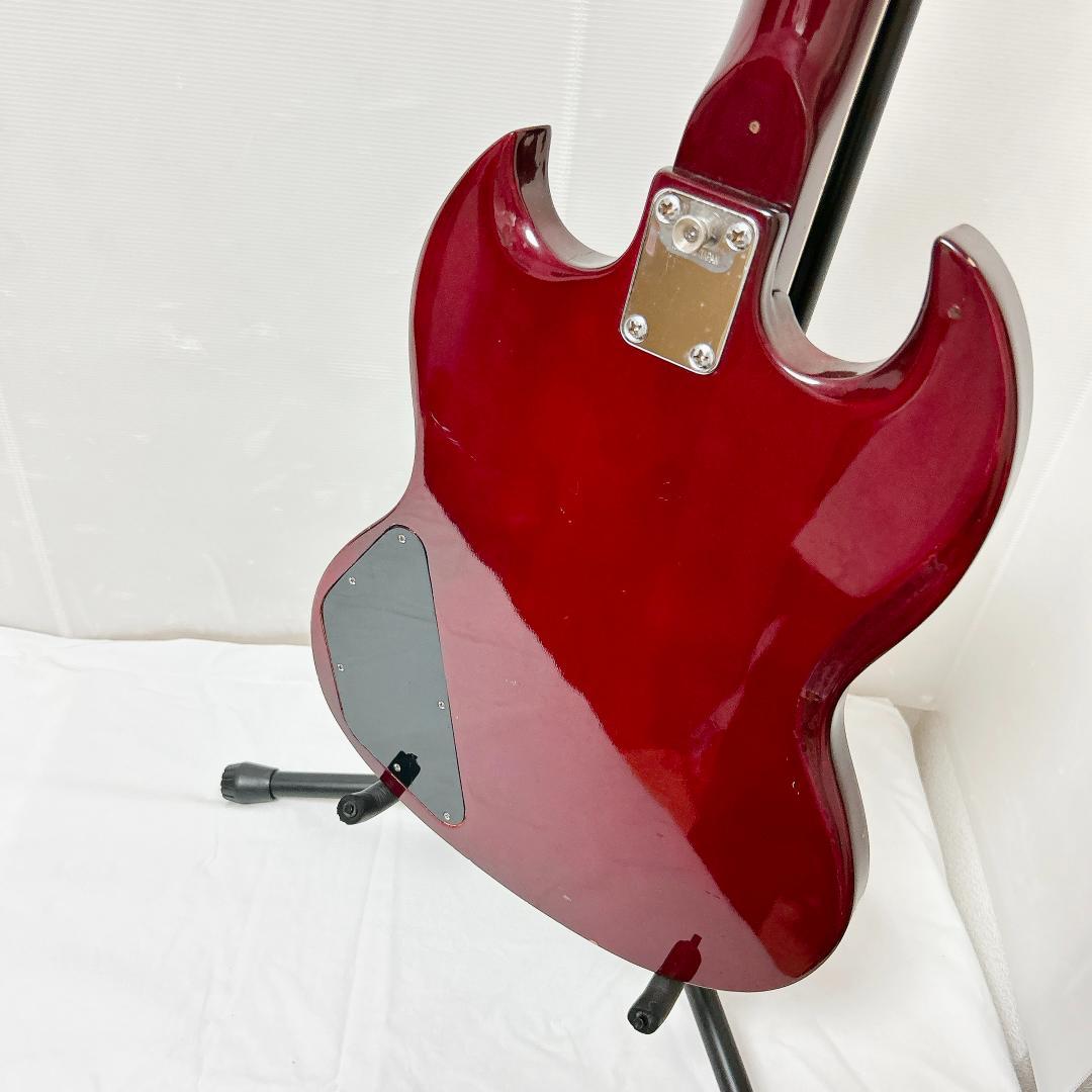 美品 Founder ファウンダー SG ビザールギター 日本製 チェリーレッド