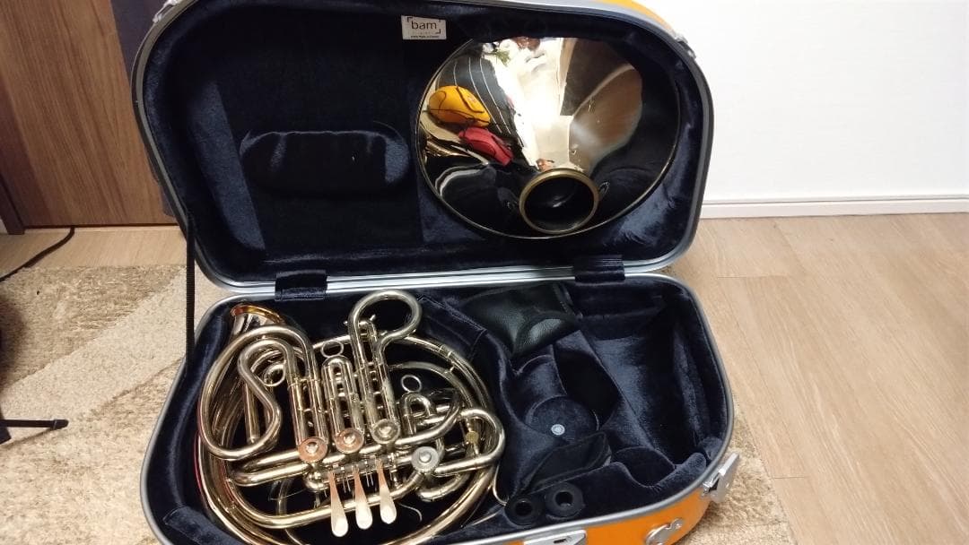ホルトン フレンチホルン洋白 F/Bフルダブル＆BAMハードケース