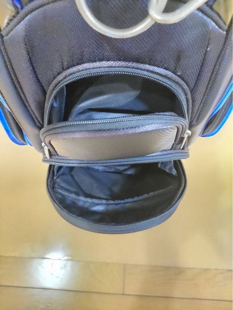 TOUR B ゴルフバッグ・キャディバッグ CBG820. ブラック/ブルー