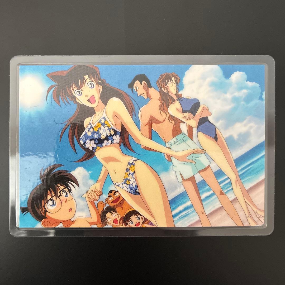 名探偵コナン　ラミネートカード　ラミカ　蘭　探偵団　小五郎　英理　水着　レア