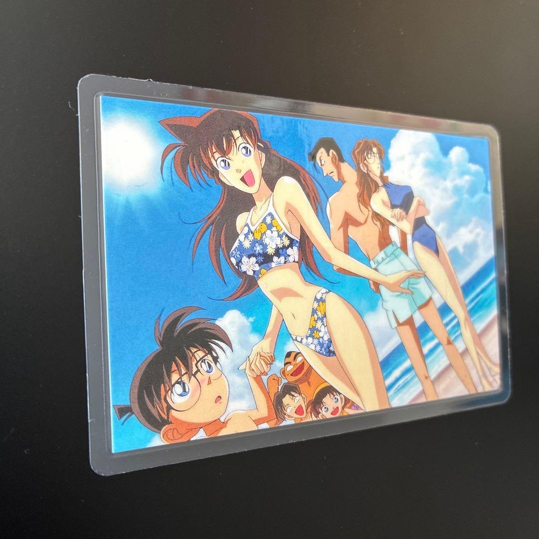 名探偵コナン　ラミネートカード　ラミカ　蘭　探偵団　小五郎　英理　水着　レア