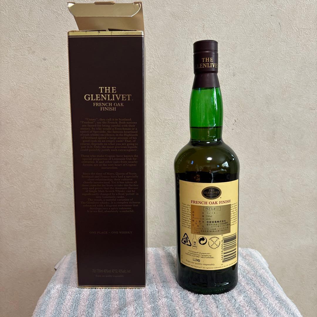 [最終値下げ]グレンリベット12年　フレンチオーク　70cl 40%