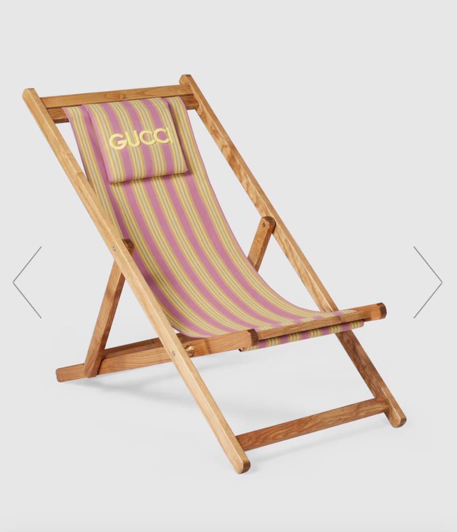 ②新品•未使用•未開封GUCCI グッチ リクライニングビーチチェア 国内正規品