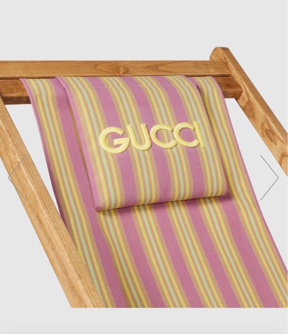 ②新品•未使用•未開封GUCCI グッチ リクライニングビーチチェア 国内正規品