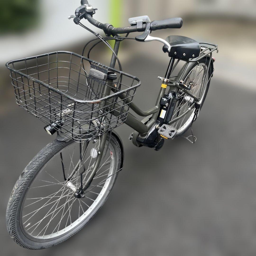 ヤマハ電動自転車RIN マットオリーブ色　良好です